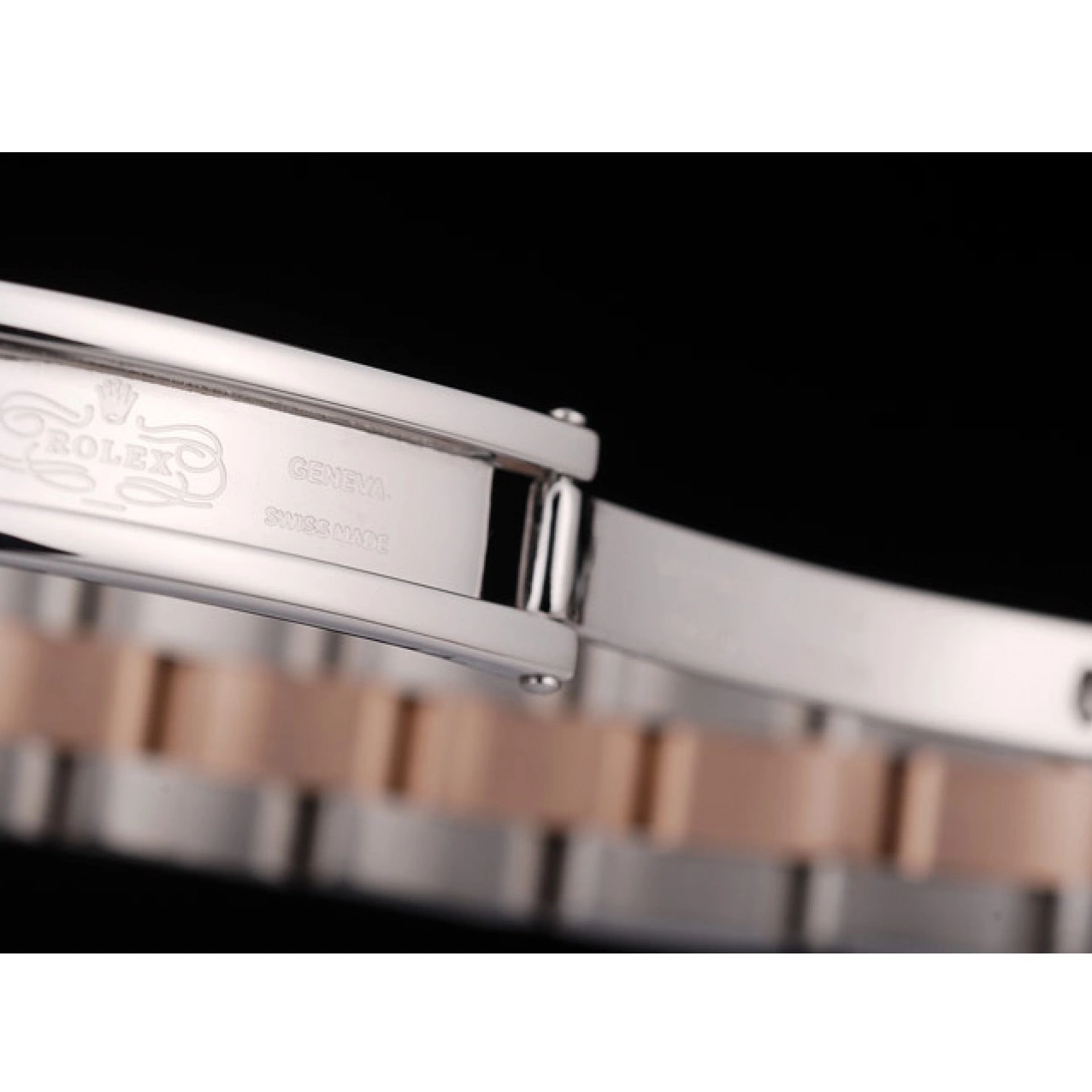 MiroTime 0814 Rolex DateJust Brushed Stainless Steel Case Brown Dial Diamond Plated